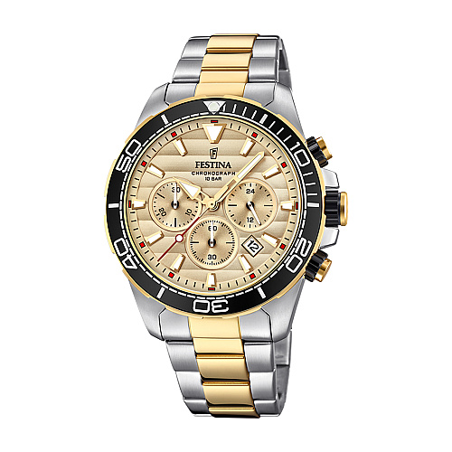 Festina Men's Golden Prestige Stainless Steel Watch Bracelet - Two-Tone